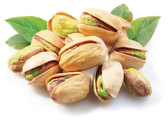 Pistachio in the diet of men increases libido and improves erection