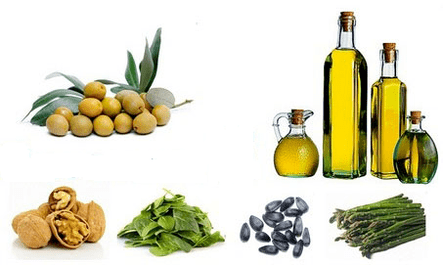 where Vitamin E contains